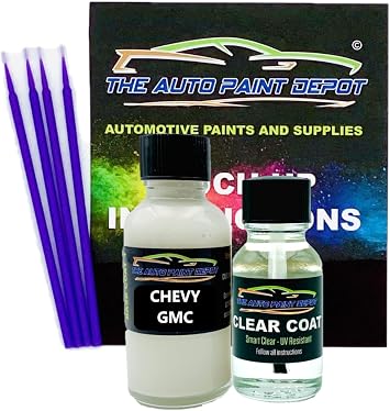 Auto Paint Depot Touch Up Paint for Chevrolet Truck-Ochre PPG 2323 511 1972 All Years, All Models One Ounce with Clear Coat