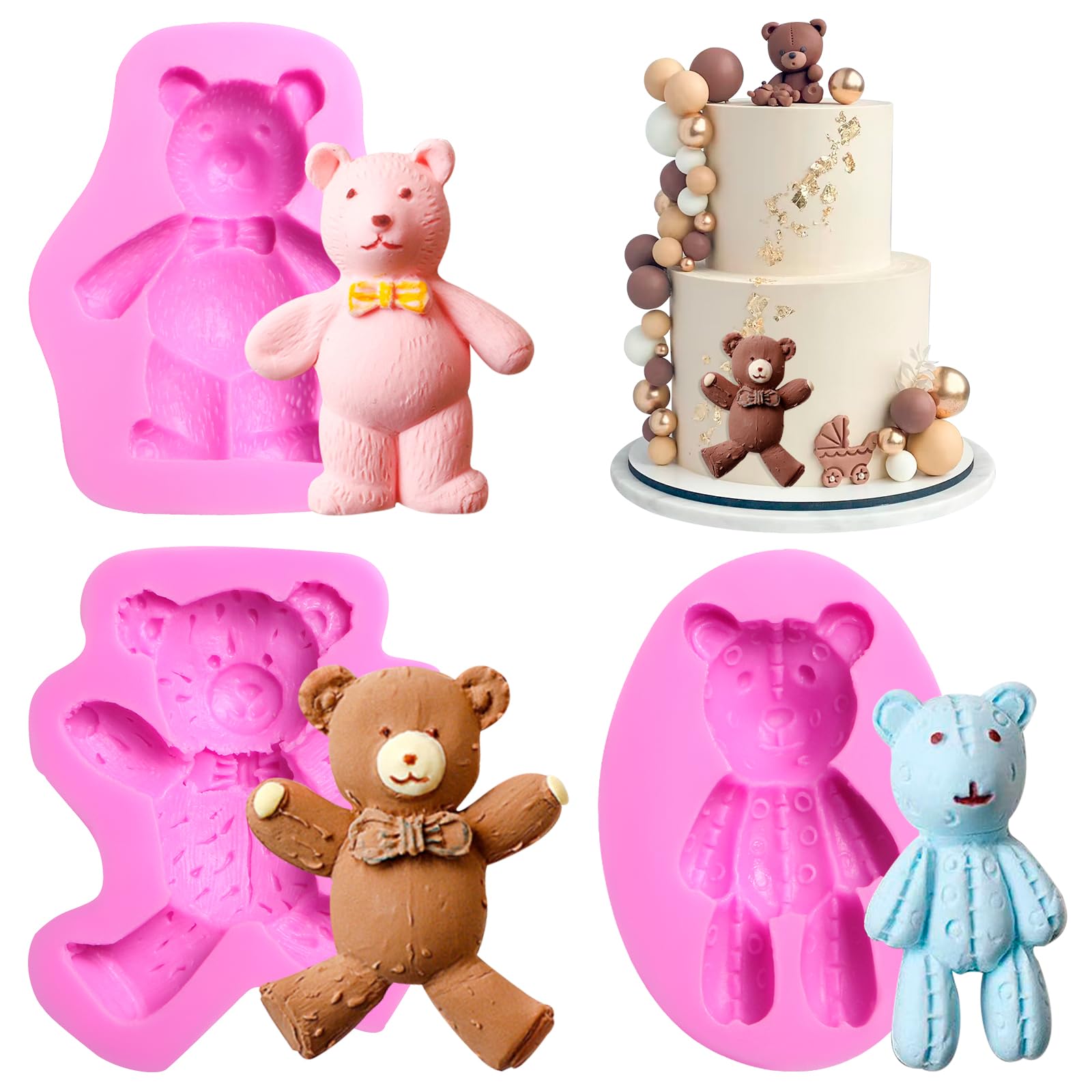 Body Parts Candy Molds Face Head Silicone Mold 2D Barbie Doll