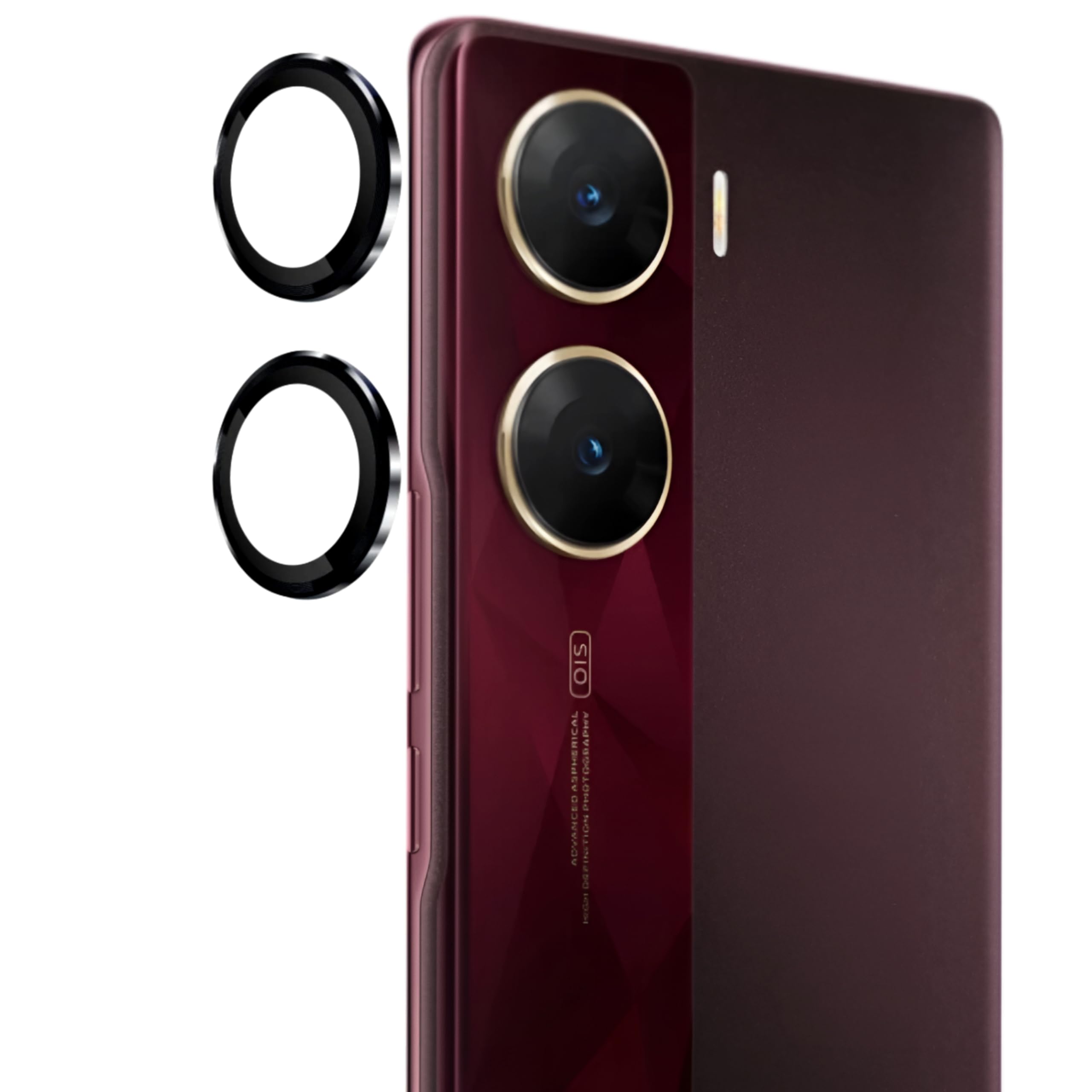 TECH KONNECT Vivo V29E Camera Lens Protector, Camera Glass Protector, Camera Lens Screen Protector with Camera Metal Ring Cover(Pack of 1) (Black) (B0D4GGNV7C) Amazon Price History, Amazon Price Tracker