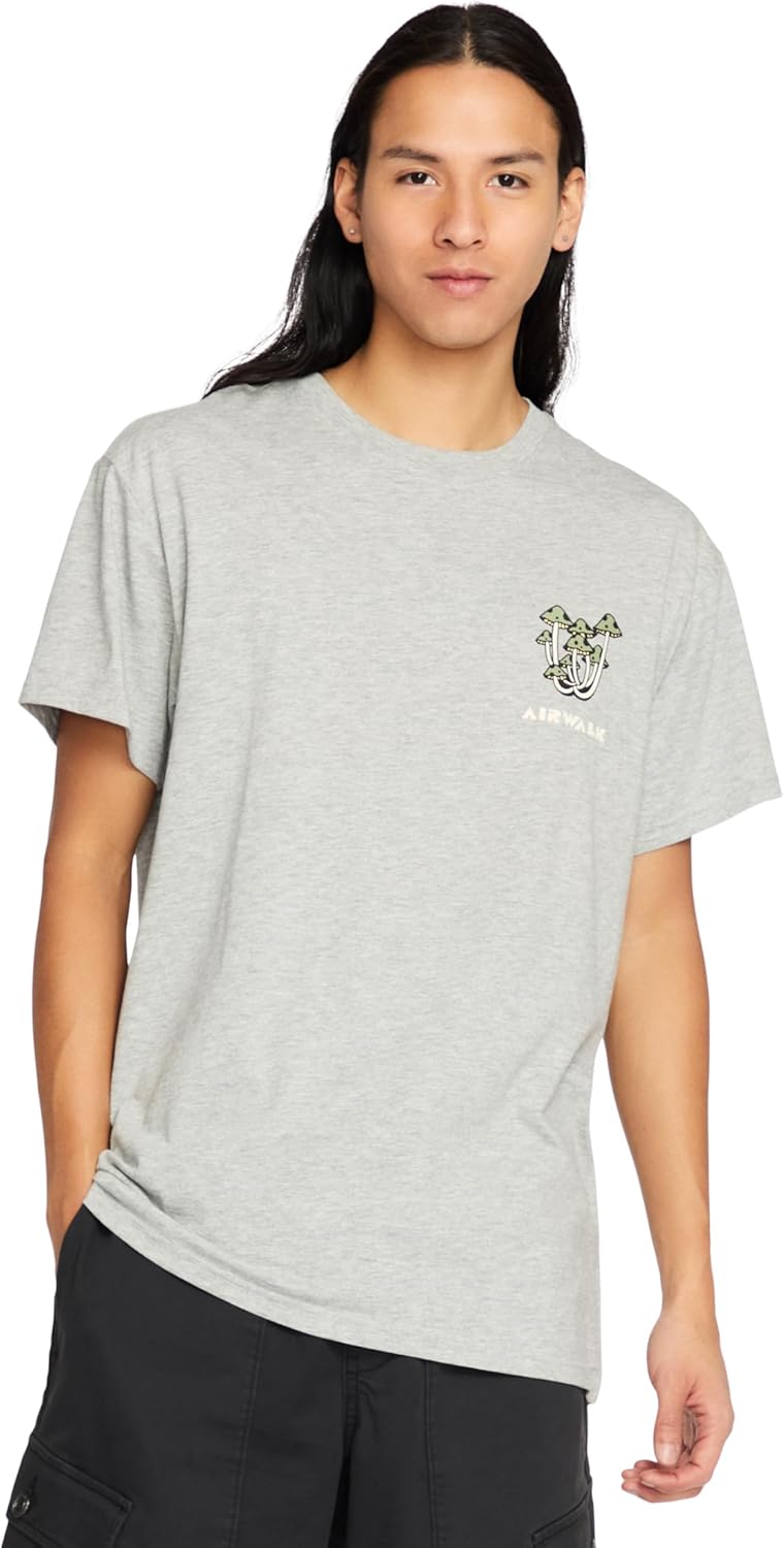 Airwalk Mens Short Sleeve Graphic T-Shirt