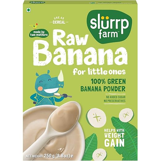 Slurrp Farm Digestible Banana Cereal - 250g 250 g