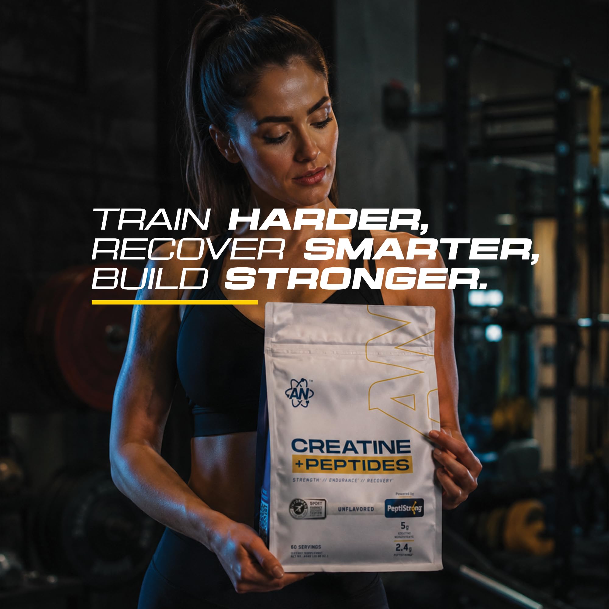 Applied Nutrition Creatine Monohydrate + Peptide - 444gÓ / Amazon: ãCreatine + Peptide - 444g - Naturel