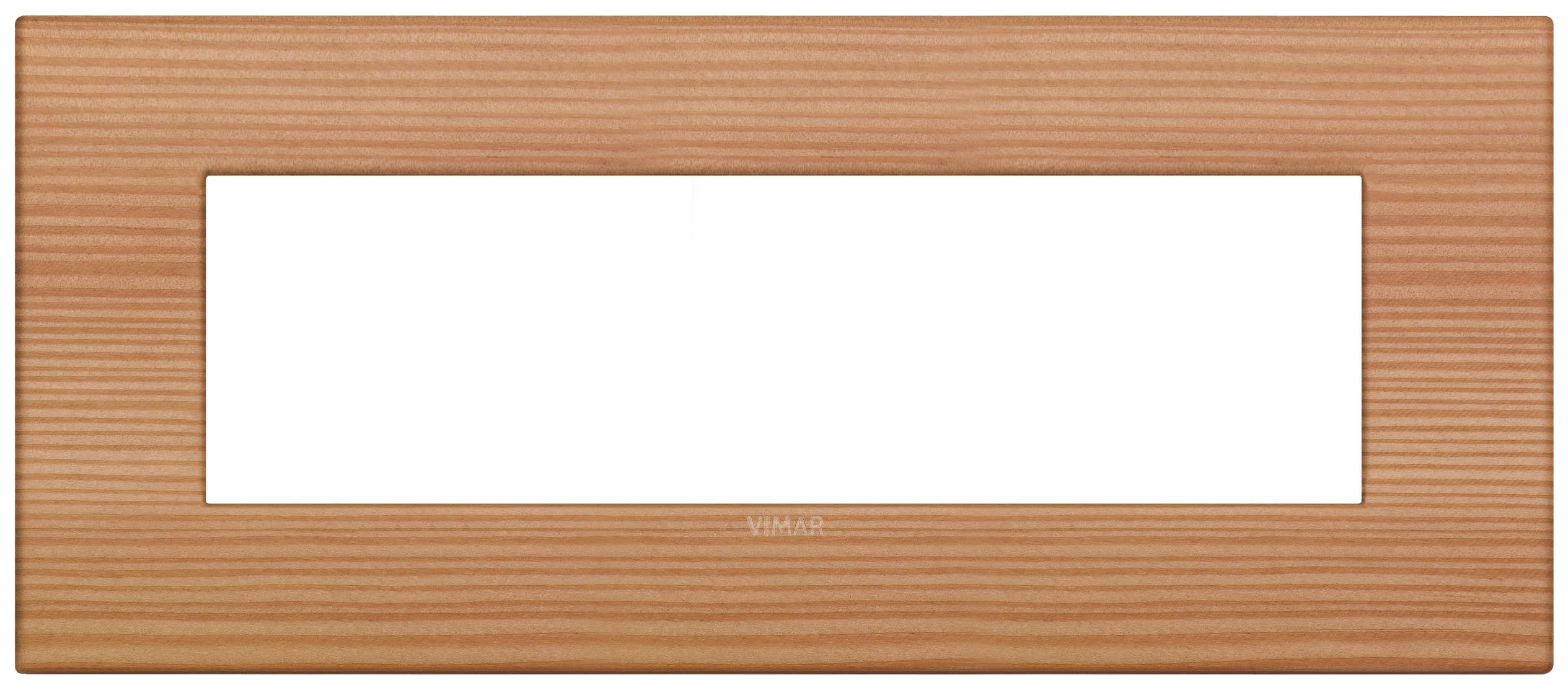 Cadre Classic 7 modules bois Larice VIMAR Arke pour plaques électriques de finition