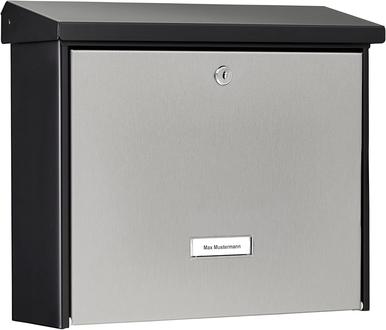 Burg-Wächter London Post Box 6867 &Steel Black