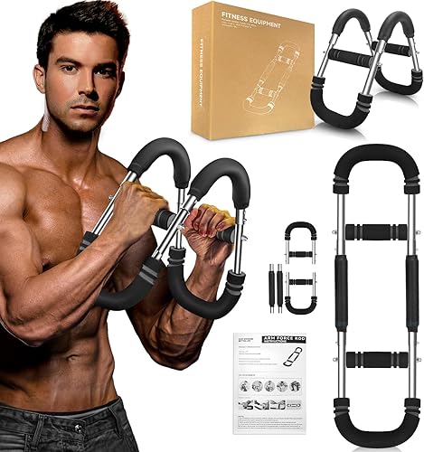 Twister Arm Trainer, 20-120 lb Adjustable Chest Workout Equipment, Gifts for Men Women, Forearm Strengthener Arm Exercise Equipment Ideas Gifts for