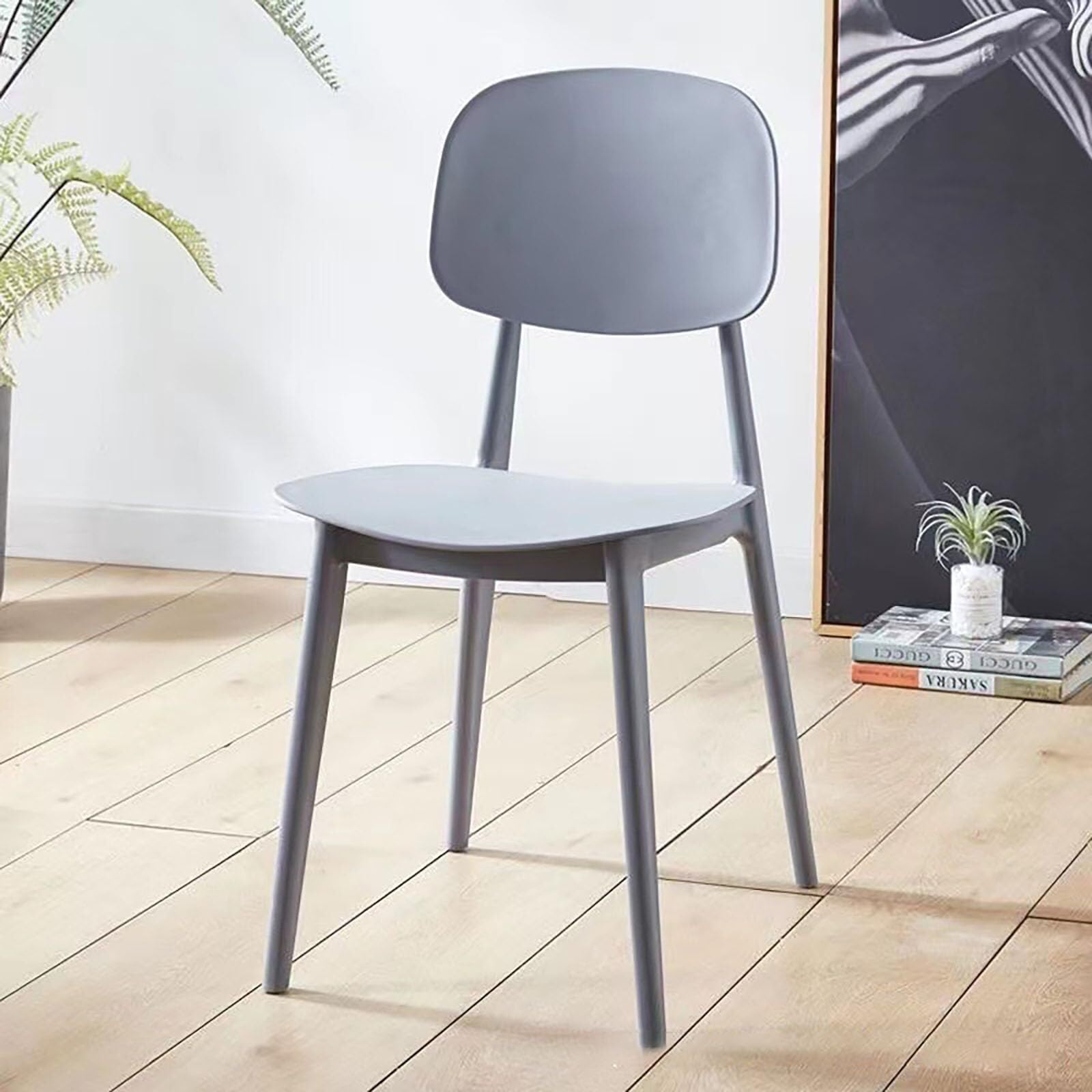 Nowoczesne, ergonomiczne krzesła do jadalni z grubymi poduszkami ze sztucznej skóry i nogami z orzecha włoskiego, do kuchni lub sypialni, zestaw 2 kolorów, 7 szt