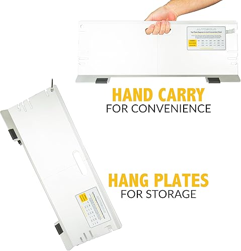 Miniatura 5 de Placas de alineación de dedos 3 en 1, kit de herramientas de alineación de ruedas para ajuste de ángulo de dedo, dirección y ángulo de empuje