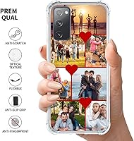 Vista 2 de Funda para teléfono personalizada para Samsung Galaxy S20 FE 5G, funda personalizada con collage de fotos con múltiples imágenes, funda