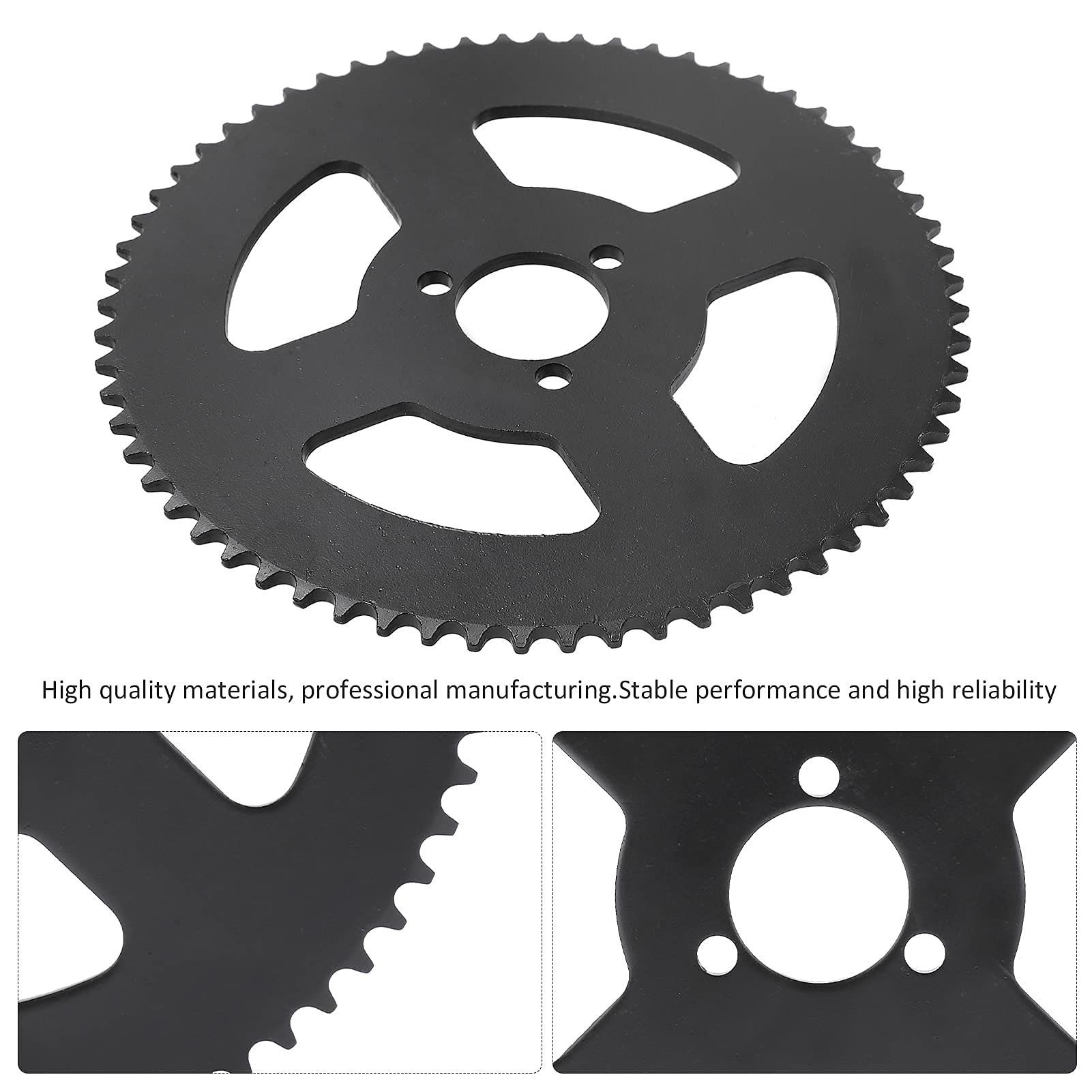 VGEBY T8F 64T Ritzel, T8F 64T 29mm Kettenrad Stahl Kompatibel für 47cc 49cc Mini Motor ATV Quad Pit Dirt Motard Bike Modifikationszubehör Für Elektrofahrräder