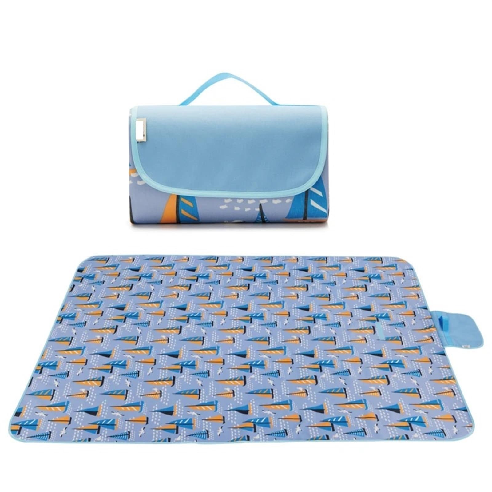 Coperta da Picnic Impermeabile Tappetino da spiaggia pieghevole impermeabile campeggio esterno 145 * 180 cm Coperta scozzese portatile for picnic per picnic campeggio spiaggia esterno(A)