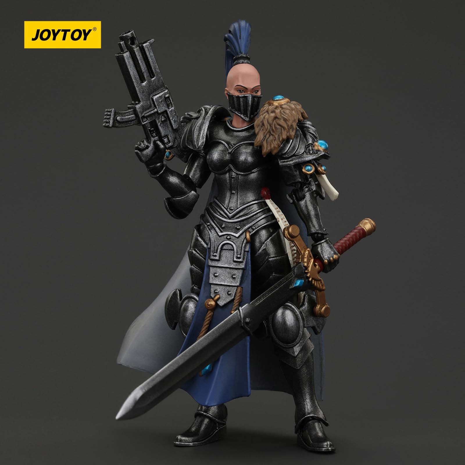JOYTOY Warhammer 40k Sisters of Silence, Sisters of Silence Argent Lynx Vigilator Cadre Vigilator 1 1/18 Action Figure - Image 4
