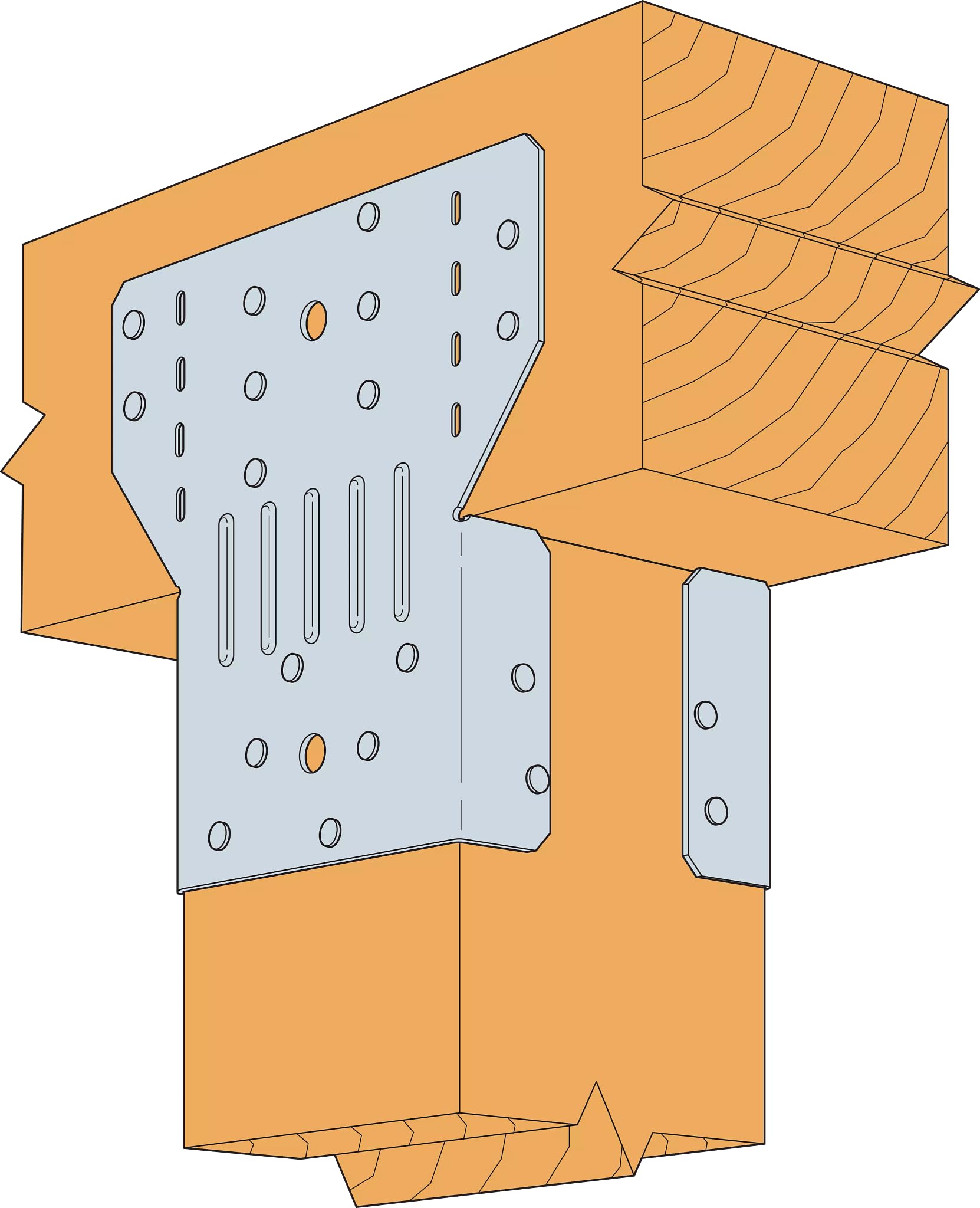 Simpson Strong-Tie ACH6Z ACHZ ZMAX Galvanized Adjustable