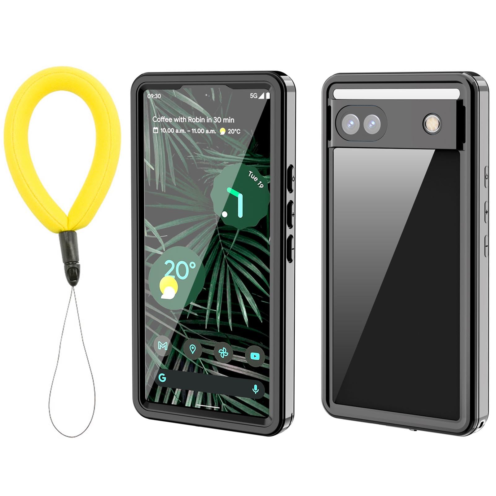 Google Pixel 6a ブラック 本体　防水ケース付き Amazon.co.jp: Google Pixel6A (5G) 防水ケース グーグル