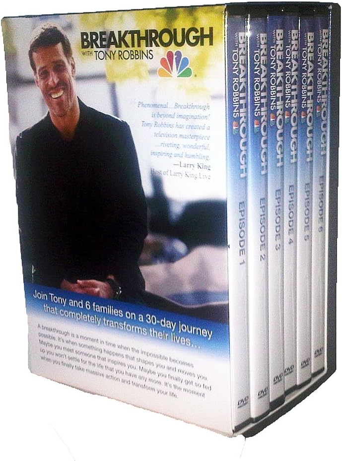 Breakthrough With Tony Robbins DVD Set (6 DVDs- Episodes 1-6)