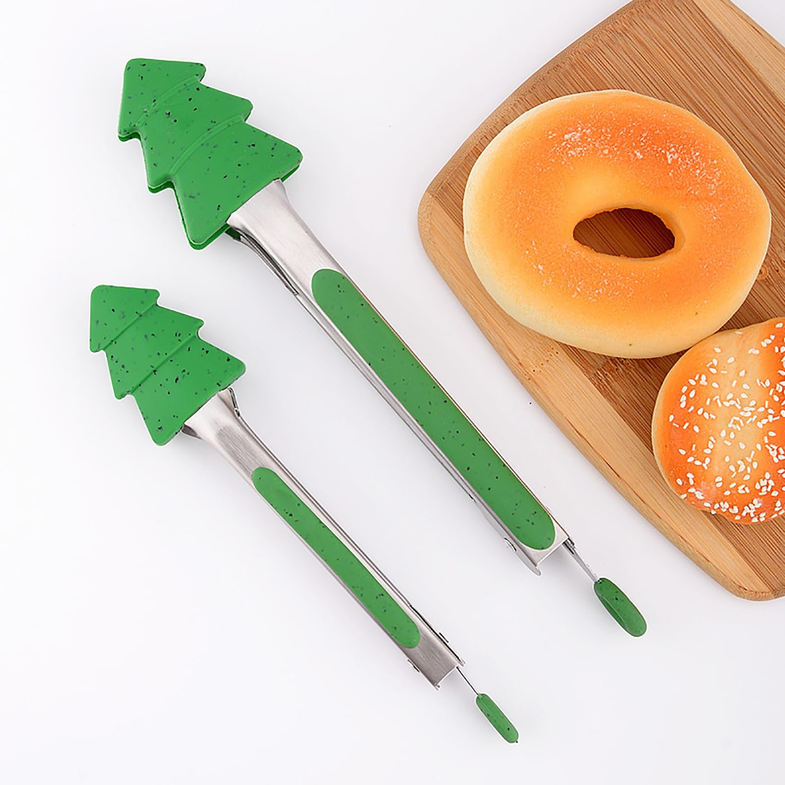 焼肉トング ステンレススチール製フードクリップ フライステーキパングリルクリップ 家庭用フードクリップ( トング フードクリップ フライステーキ パンクリップ 家庭用フードクリップ ステーキ調理 バーベキュー(23.5cm+28.5cm)