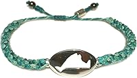 Vista 76 de Rumi Sumaq Nautical Rope Bracelet for Men, Women & Kids - Waterproof Hand-Knotted Adjustable Pull Tie - Martha’s Vineyard Island Map, Sailor Rope &