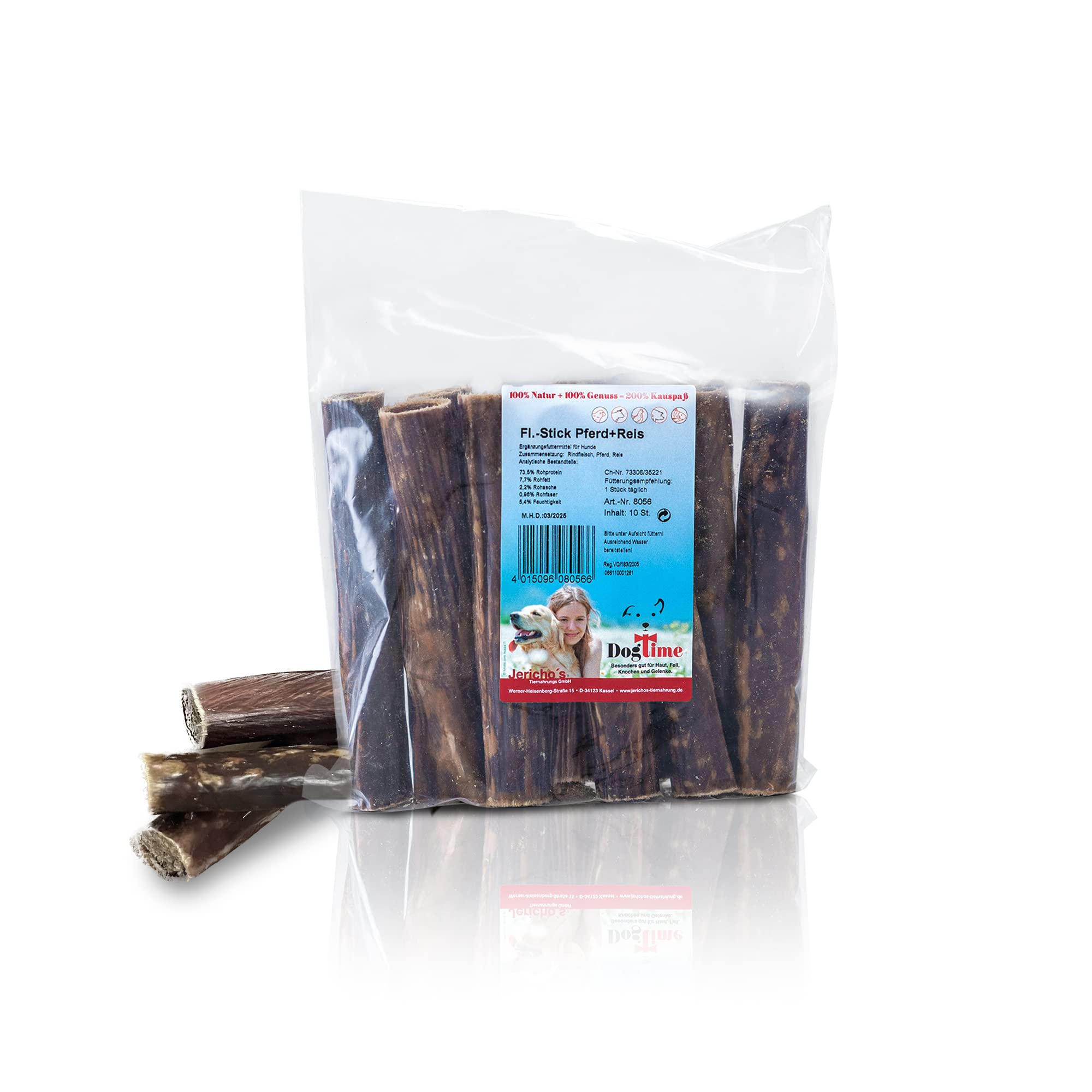 Bastoncini Per Cani Di Carne Di Cavallo DeliBest | Snack Monoproteico | Facili Da Digerire | 5 Pezzi - Foto 3