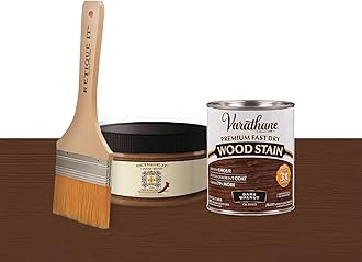 Liquid Wood for Gel Stain & Wood Stain by Retique It - 16oz Light (Perfect Companion to Chalk Furniture Paint, Milk Paint & Cabinet Paint) Beyond Faux Wood Look Paint (8oz, 20 Dark Walnut)