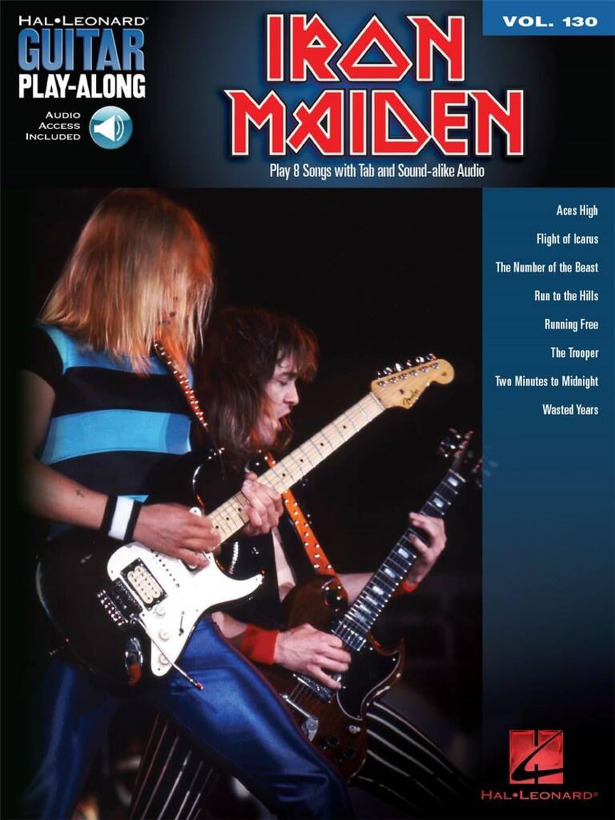Iron Maiden Book and Audio Online Guitar Hal Leonard