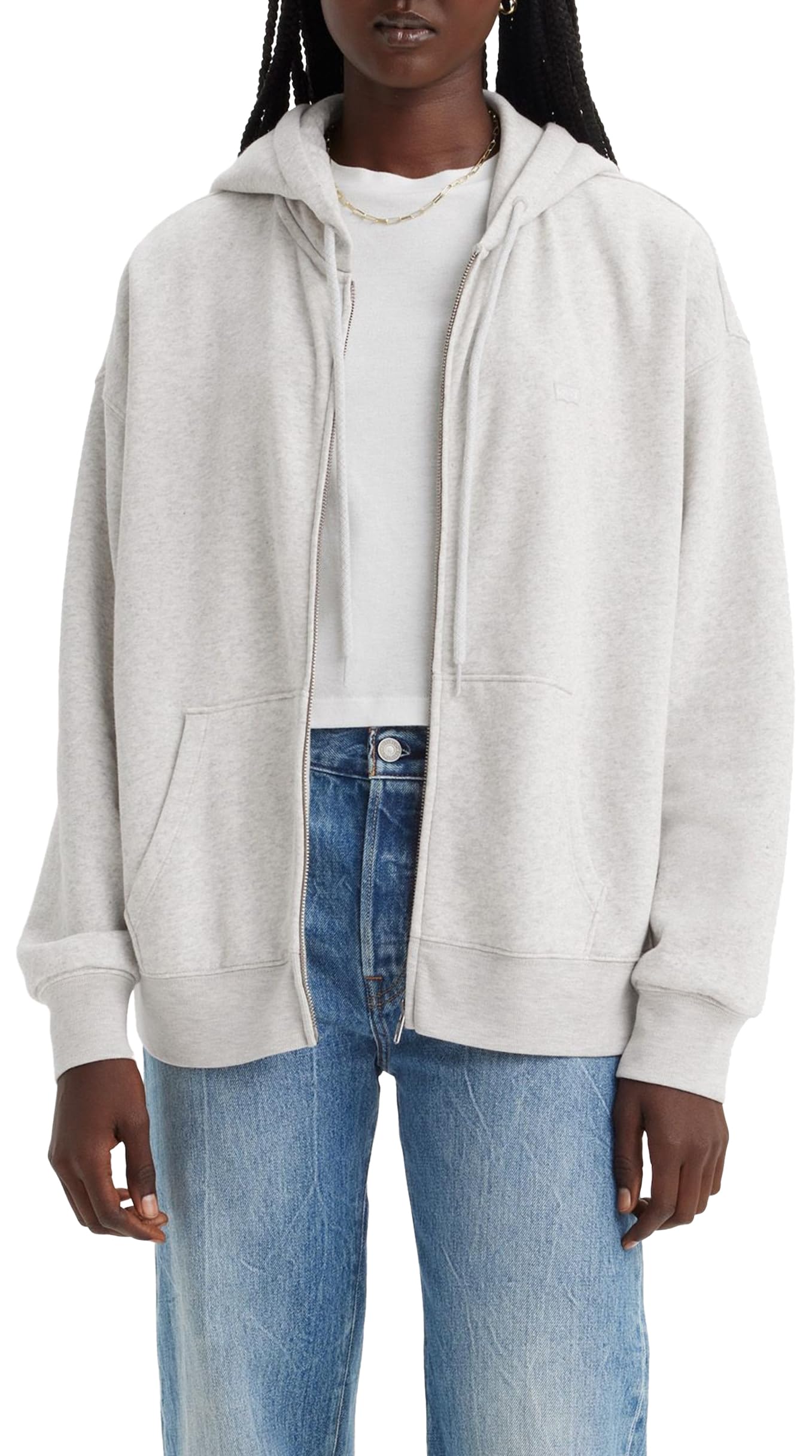 Levi's Everyday Zip Hoodie Felpa con Cappuccio Donna (Pacco da 1)