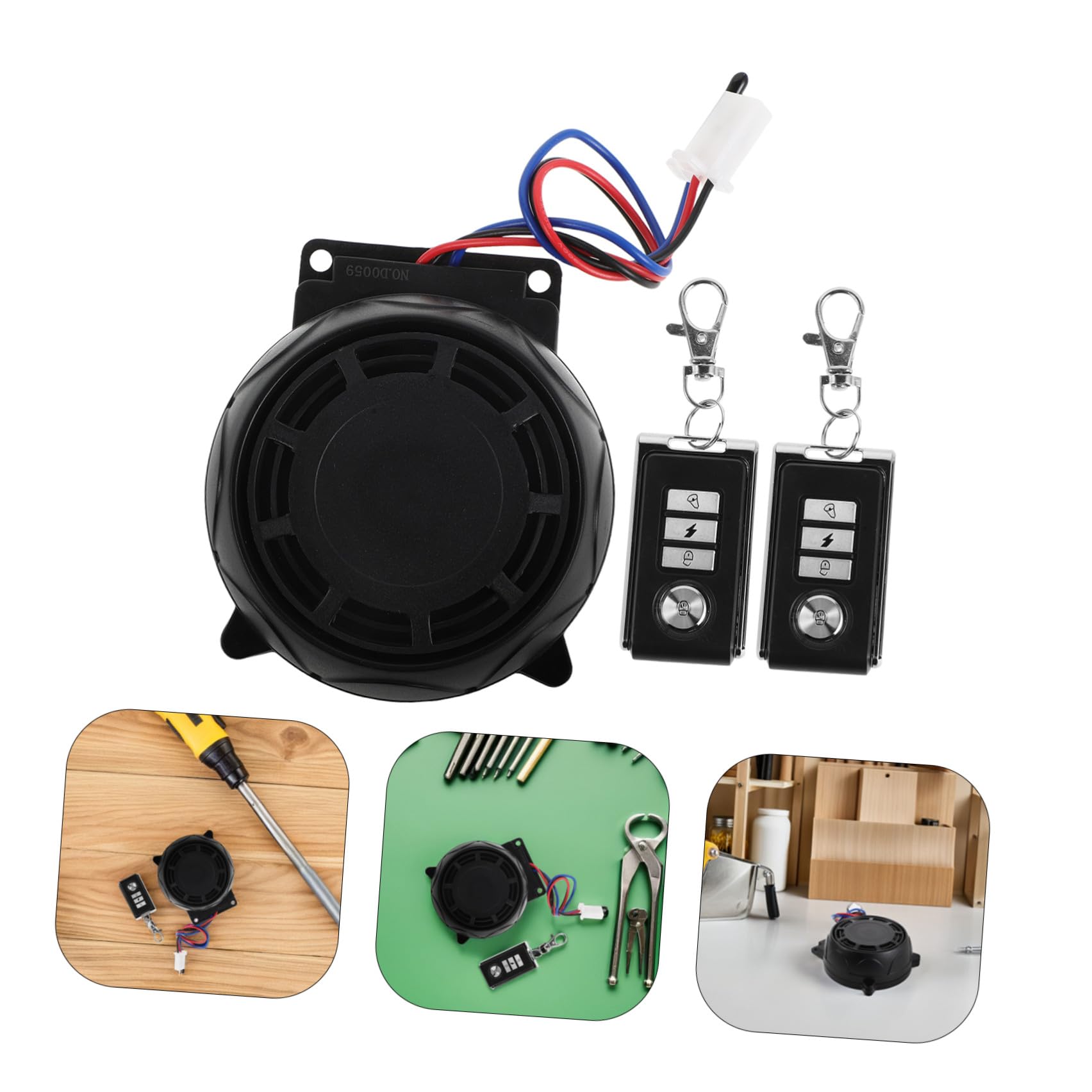 Allarme Antifurto Moto con Telecomando, Abs, Disco Metal | Funzione Accensione a Distanza, Protezione Completa, per Fuoristrada ed E-bike, Uso Urbano e Parcheggio Coperto