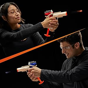 Nerf Pro Gelfire Versus Pack Includes 2 Blasters, 4,000 Gelfire Rounds, 60 Round Capacity, T-Pull Priming, 2 Eyewear, Gifts for Teens Ages 14+