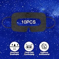 Vista 29 de VR Accessories for Oculus Quest 2, Silicone Face Cover/Controller Grip Cover/VR Shell Cover/Lens Cover/10PCS Disposable Eye Cover are Included in VR