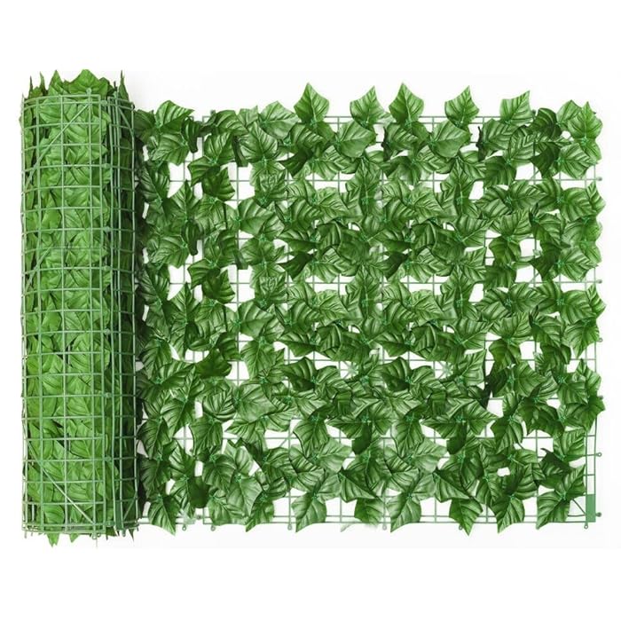 Buy Artificial Ivy Privacy Fence Screen, 0.5x3m Artificial Ivy Privacy