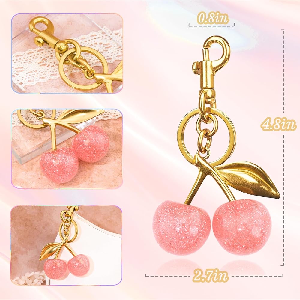 　Cherry　さくらんぼ　Cherries Bag Charm Amazon.com: Coach Women's Resin Cherry Bag Charm Key Chain