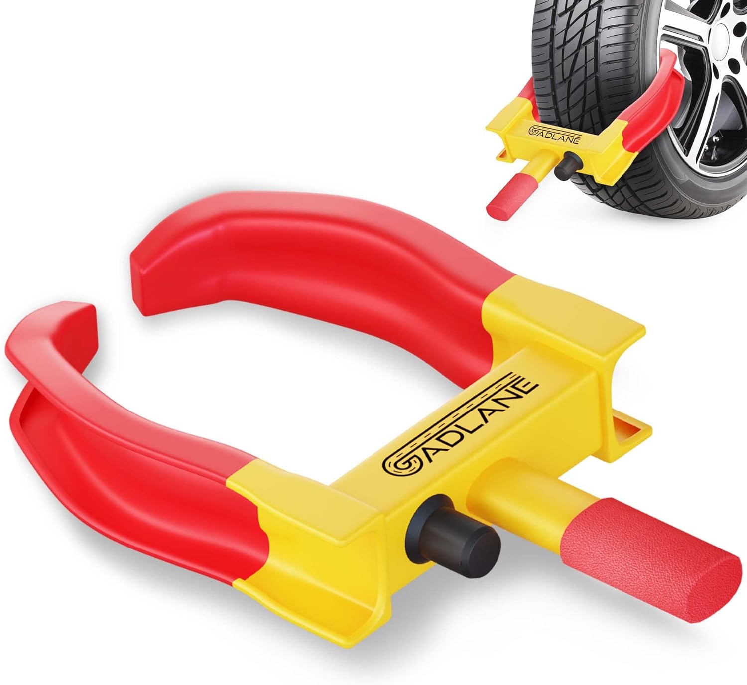 GADLANE Wheel Clamp Heavy Duty, Anti Theft Wheel Lock for Car