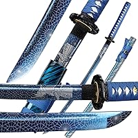 Vista 7 de Espada samurái Espadas katanas tradicionales forjadas a mano auténticos samuráis japoneses Colección Katanas de acero de alto carbono Sharp Full