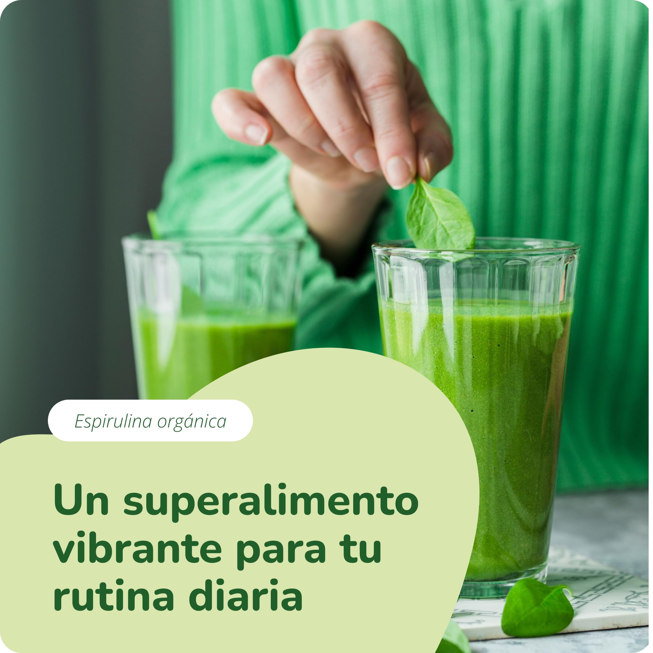 Espirulina Ecológica Vegavero | 1000 mg Dosis Diaria | Sin Aditivos & Orgánica | 300 Comprimidos | Apto Para Veganos | Alga Spirulina BIO