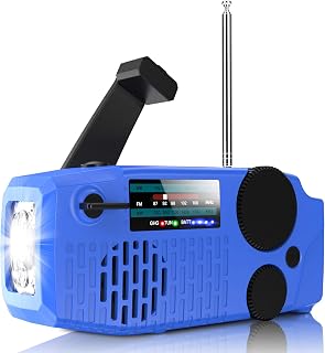 Geartist Submarine 1 Solar Emergency Weather AM FM NOAA WB Alert Hand Crank Wind - Compare price
