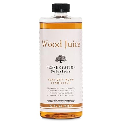 Preservation Solutions | Wood Juice 32 oz | Semi-Dry Wood Stabilizer