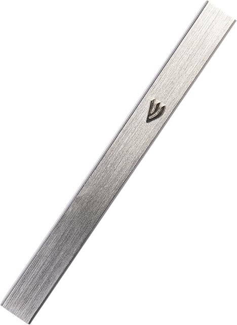 Stick On Aluminium Judaica Israel Jewish Home Door Keeper Mezuzah 12 cm Scroll Klaf Mezuza