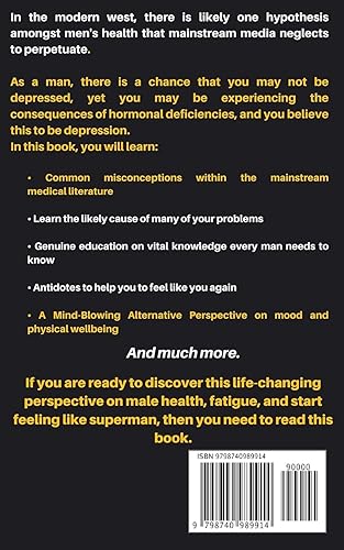 Miniatura 2 de Testosterone and Depression A Perspective on Male Mental Health Undisclosed by Mainstream Media
