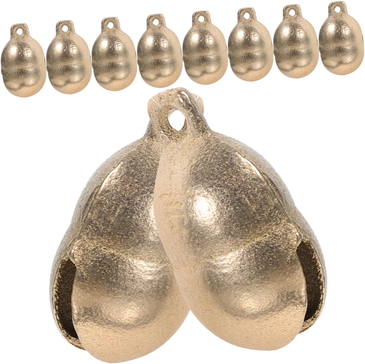 Hemoton 50pcs Pet Bells for Dog Cat Collars Multi-function Accessories for Pet Tracking Loud Sound and Festive Decor