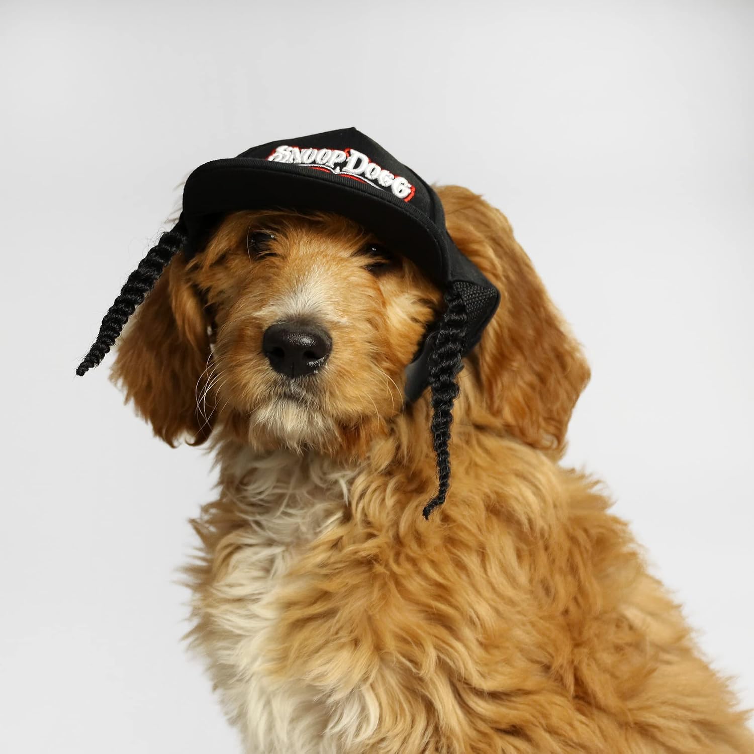 Snoop Doggie Doggs Deluxe Pet Baseball Hat, Classic Snoop, X-Small