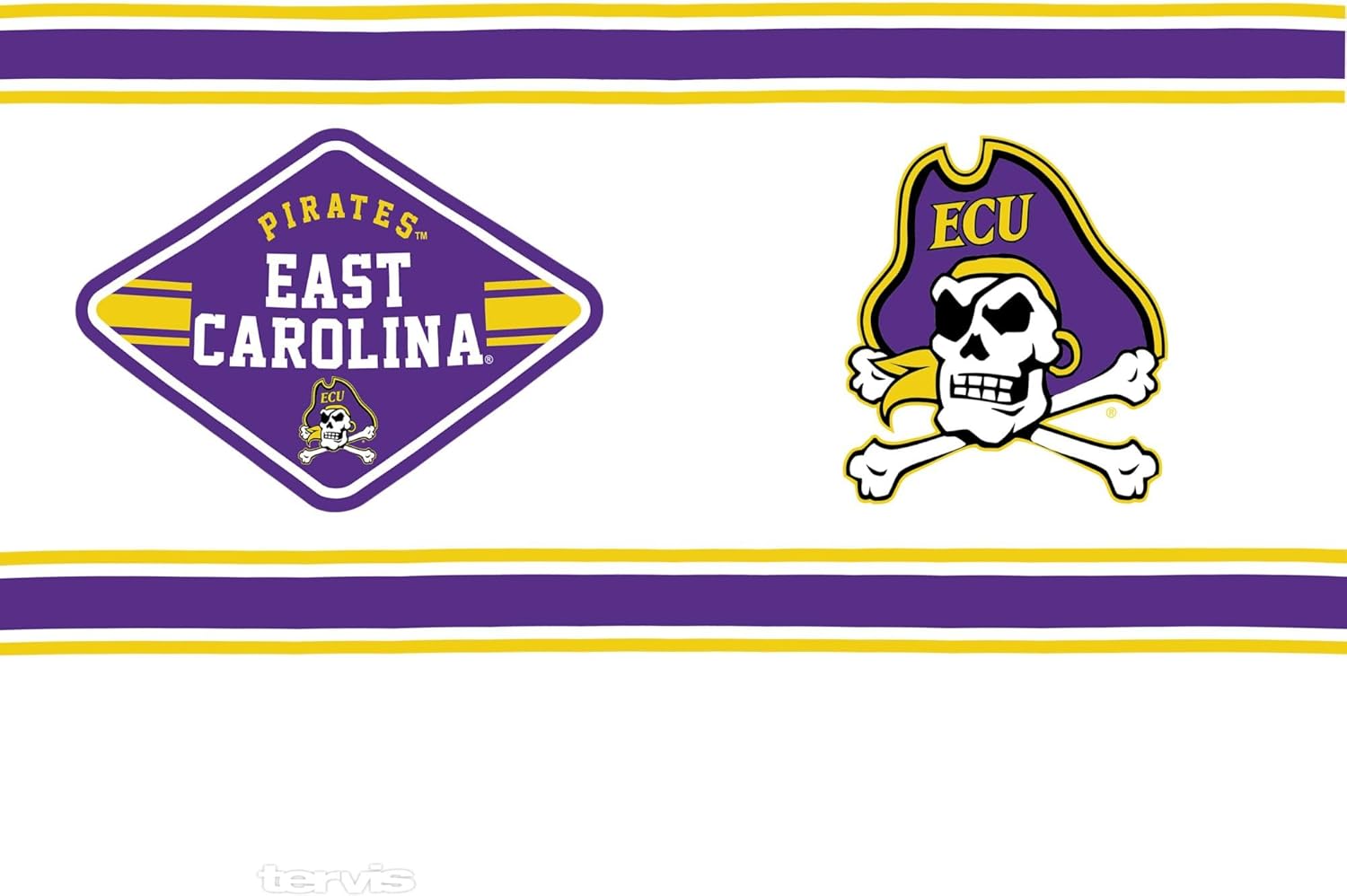 Tervis East Carolina Pirates - First String Made in USA Double Walled Insulated Tumbler Travel Cup Keeps Drinks Cold & Hot, 24oz, Classic - Image 2
