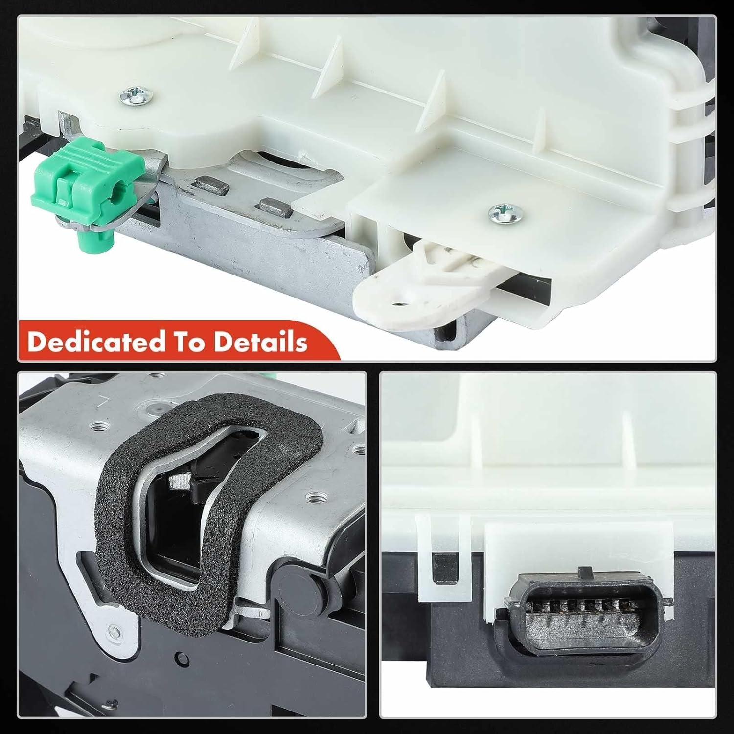 A-Premium Front Left Driver Side Door Lock Actuator Compatible with Ford Mustang 2010-2014, Flex 2009-2019 & Lincoln MKT 2010-2017