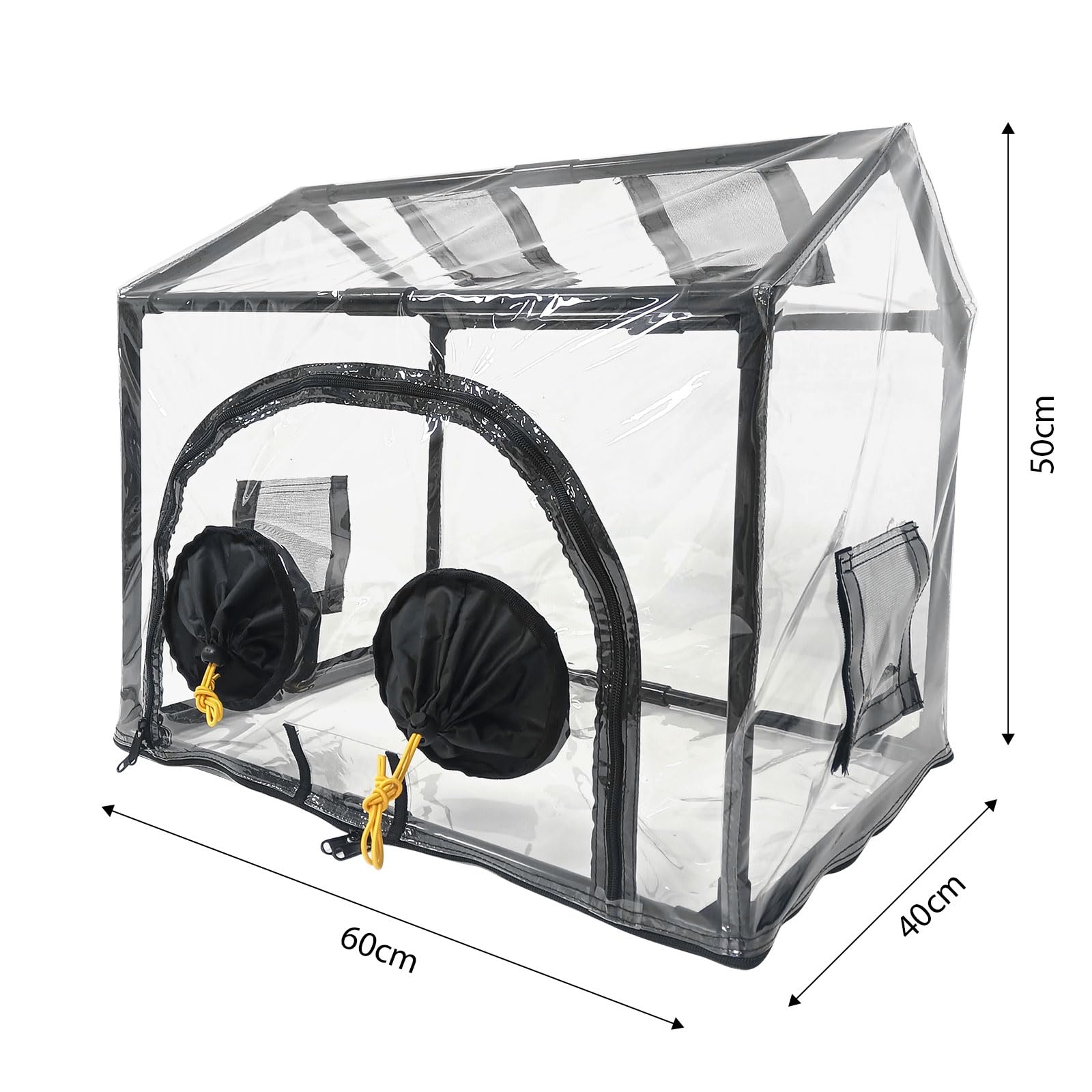 Kit complet de culture de plantes comprenant un abri transparent et une sélection de tapis de base pour cultivateur de champignons bio débutants