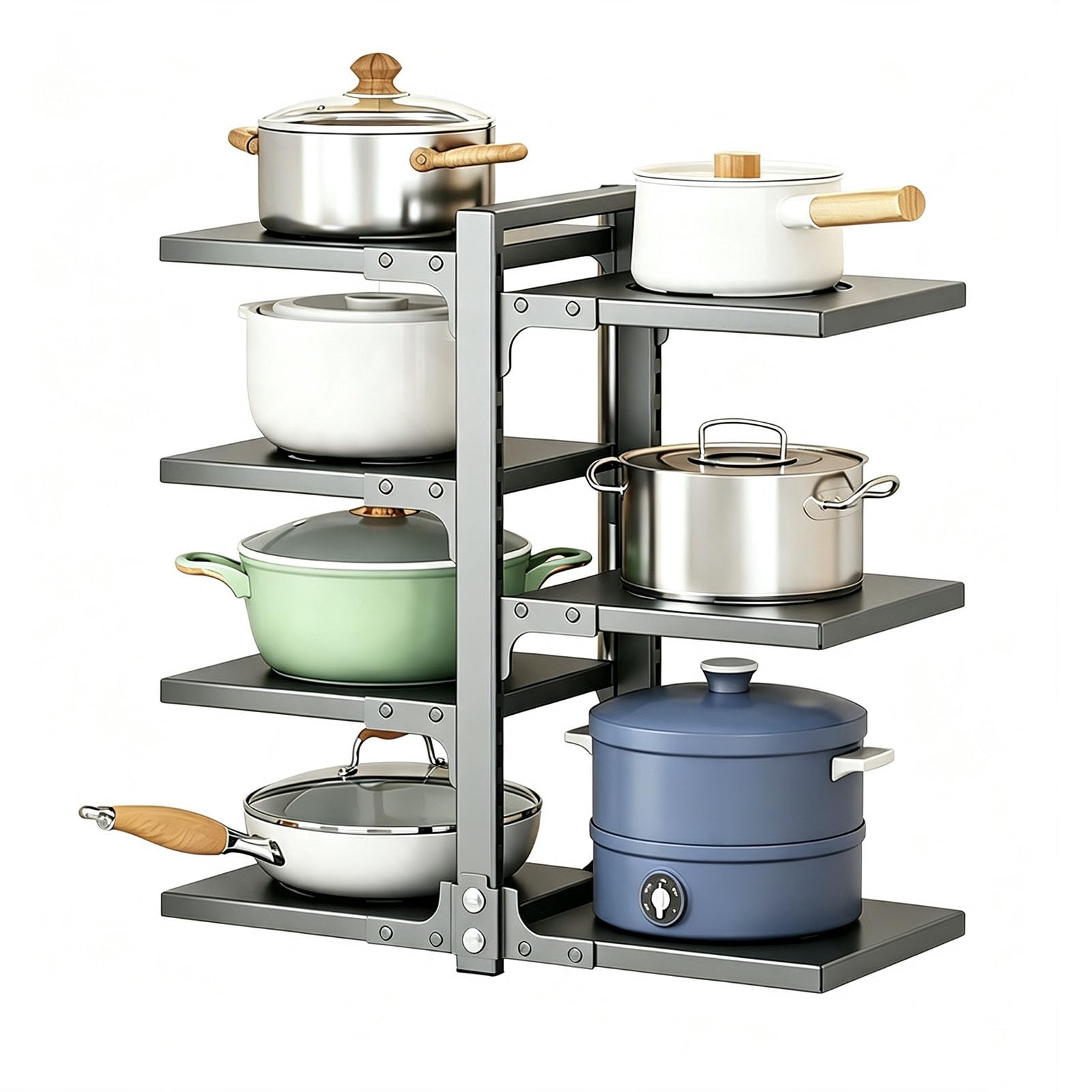 Organisateur de Casseroles et Poêles Réglables