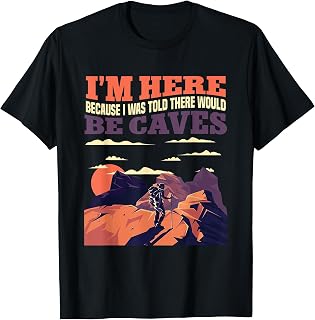Retro Caves Cave Explorer Caving Spelunking T-Shirt