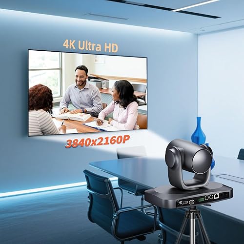 Miniatura 3 de Cámara 4K NDI con seguimiento automático AI Zoom óptico 21X HDMI/SDI/USB 3.0/PoE/IP PTZ Cámara 4K para adoración a la iglesia, eventos en vivo,