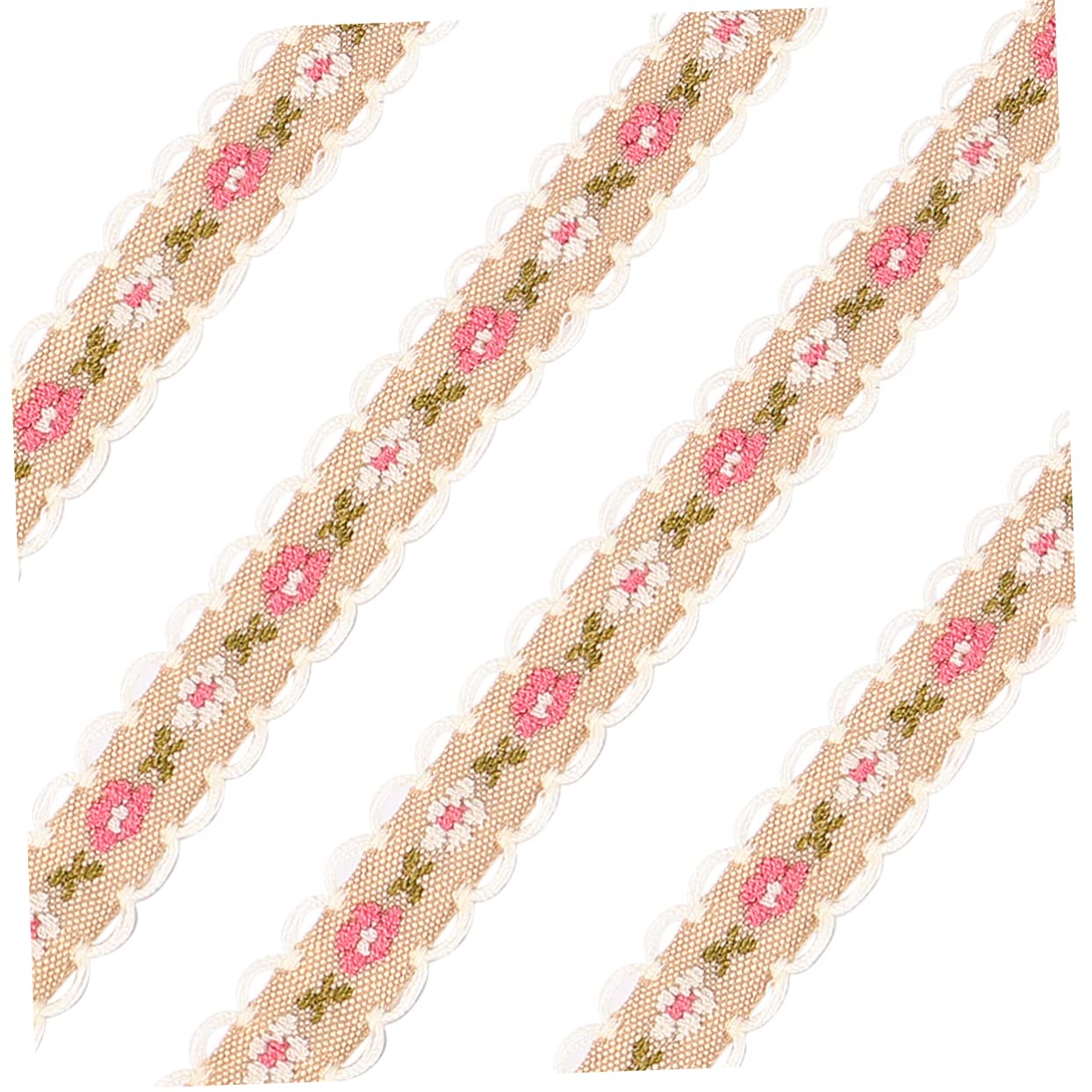 3 Piezas ribete de encaje de ropa Decoración de vestuario adorno de encaje nupcial bordado decoración de macramé apliques de de tela de bricolaje cinta de paño