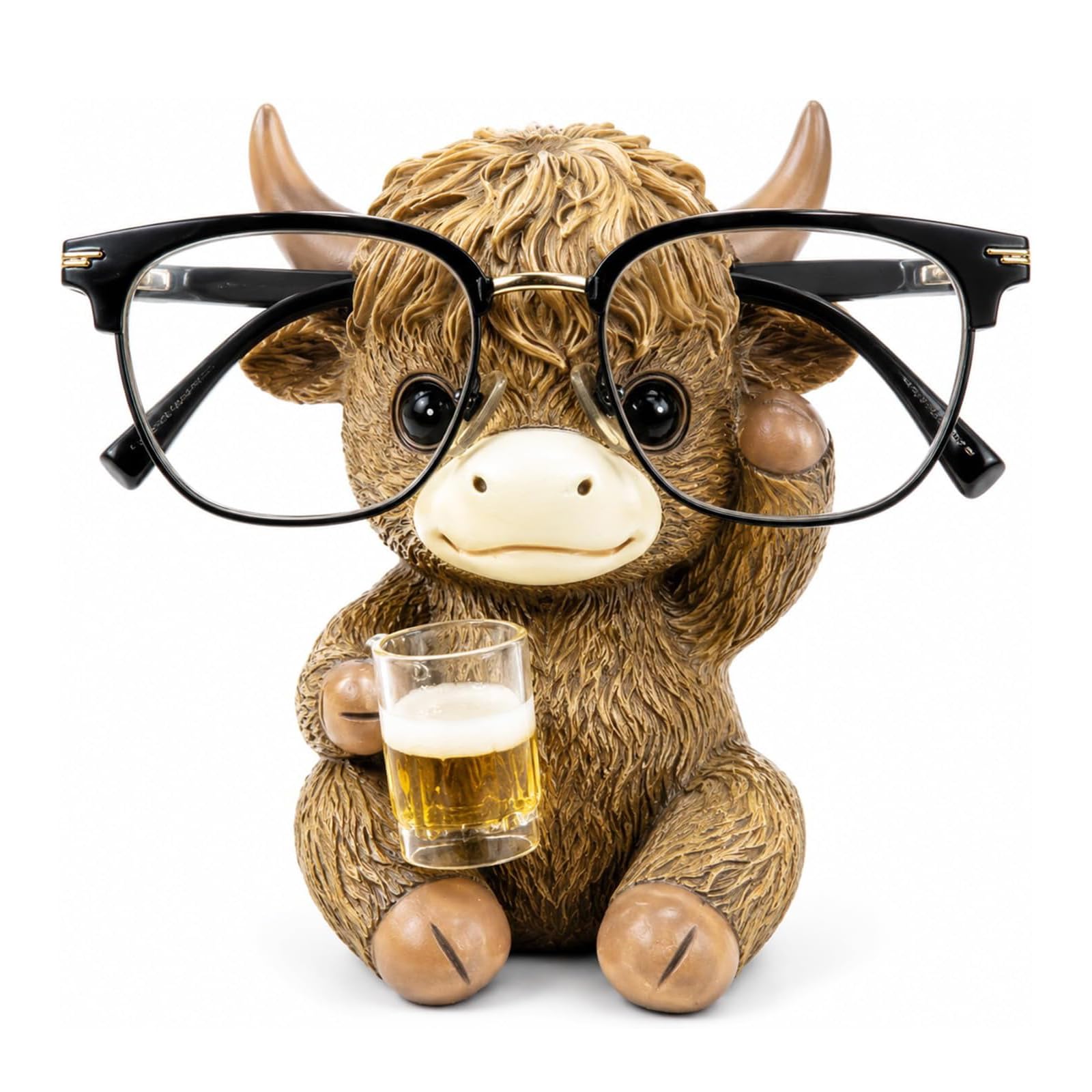 ZPSCXQ Decorative Eyewear Stand for Home and Office Desks, Resin Animal Glasses Stand Decor, Multi-Functional Desktop Sunglasses Holder for Home Bedroom Study Office Desk