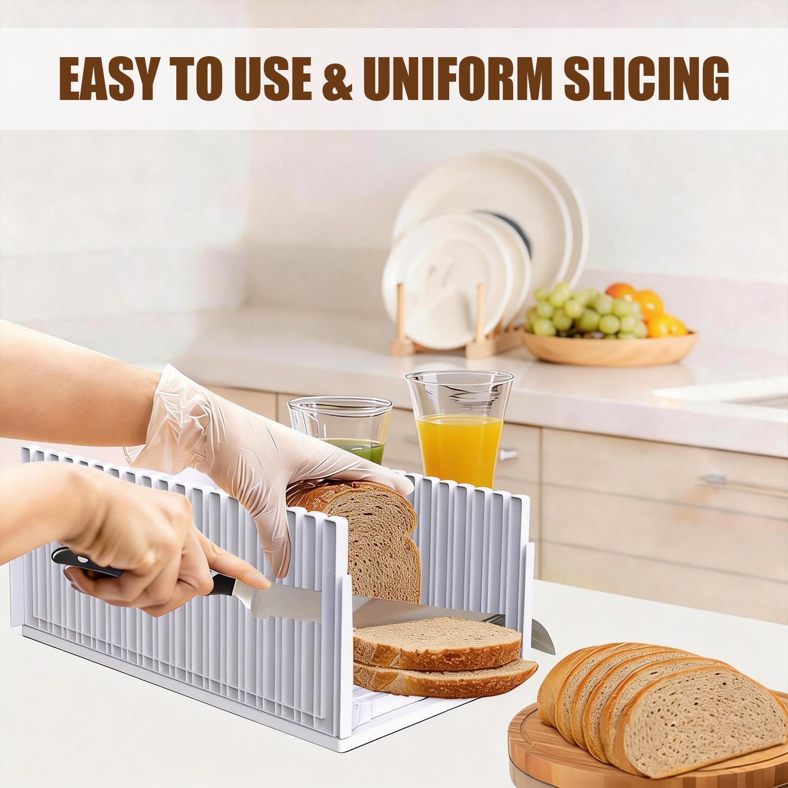Fanlory Bread Slicer - Perfect Slices Every Time -2