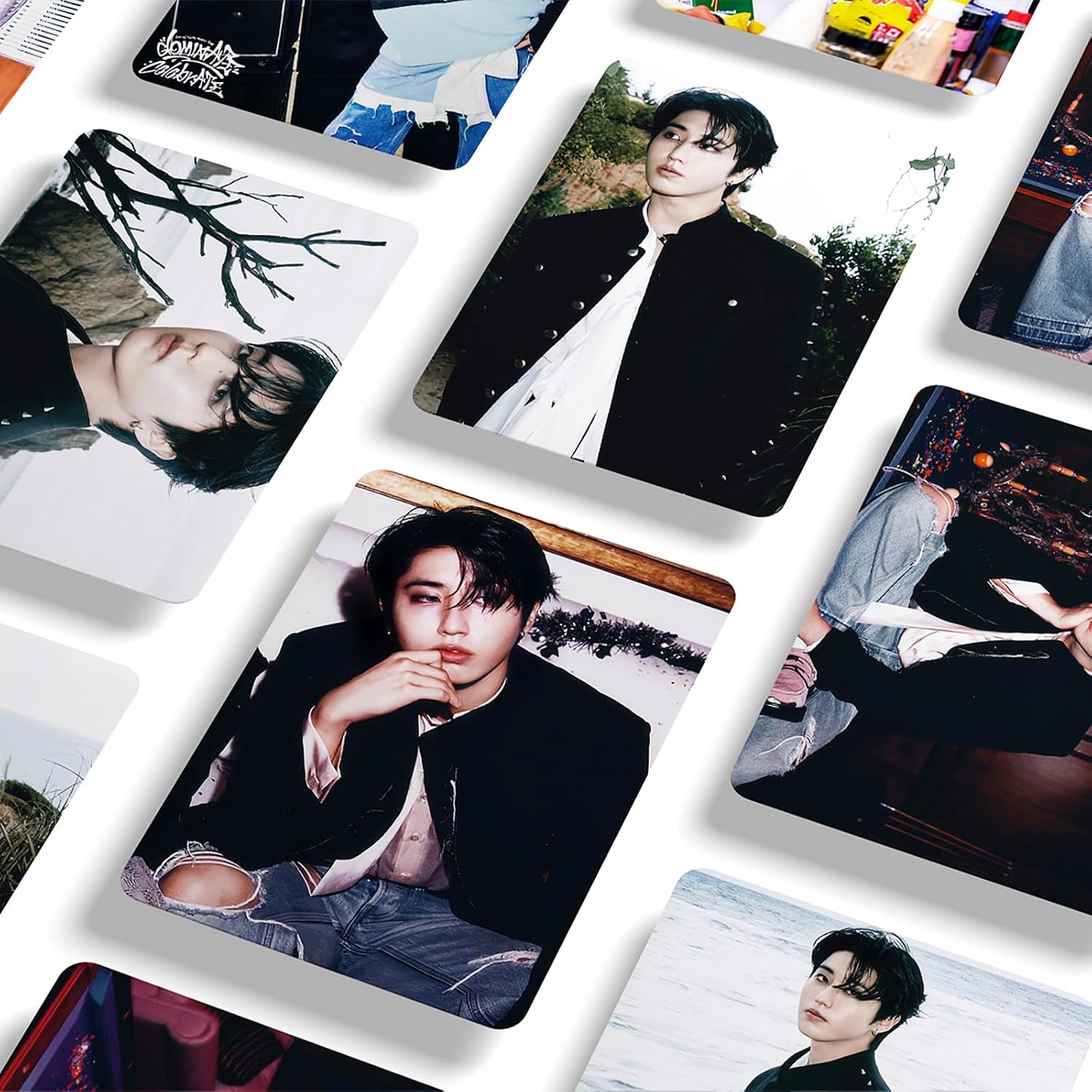 Stray Kids Photocards 127PCS DO IT Album Photo Card Set Stray Kids Merch 55 PCS Photocard and 72 PCS Stickers Gift for STAY Straykids Gift Set (HAN)