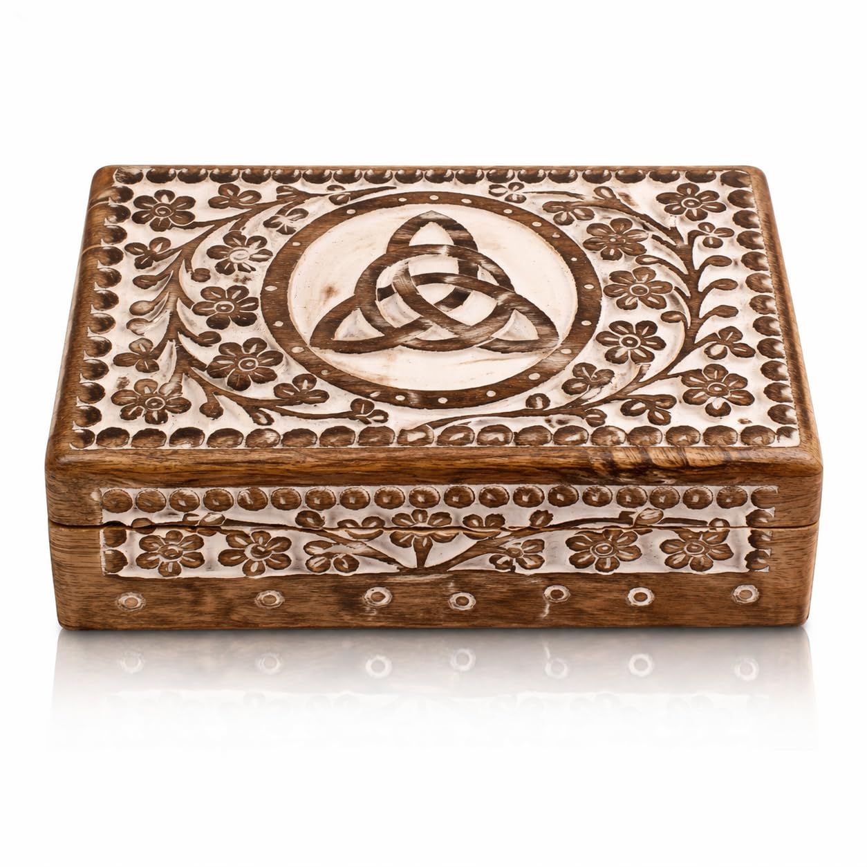 Boîte à bijoux décorative idée cadeau anniversaire originale en bois