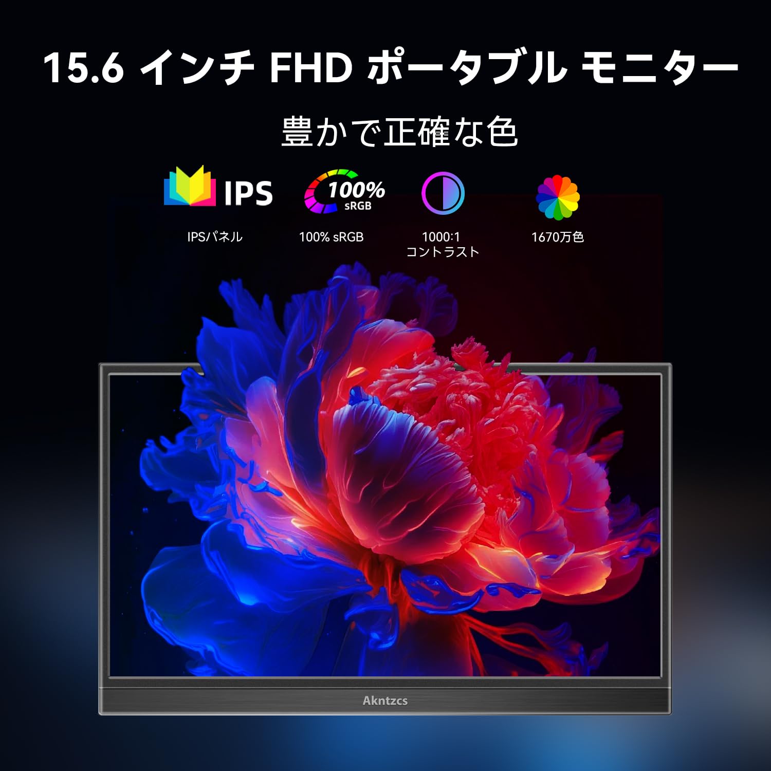Amazon.co.jp: モバイルモニターゲームモニター15.6インチ144Hz